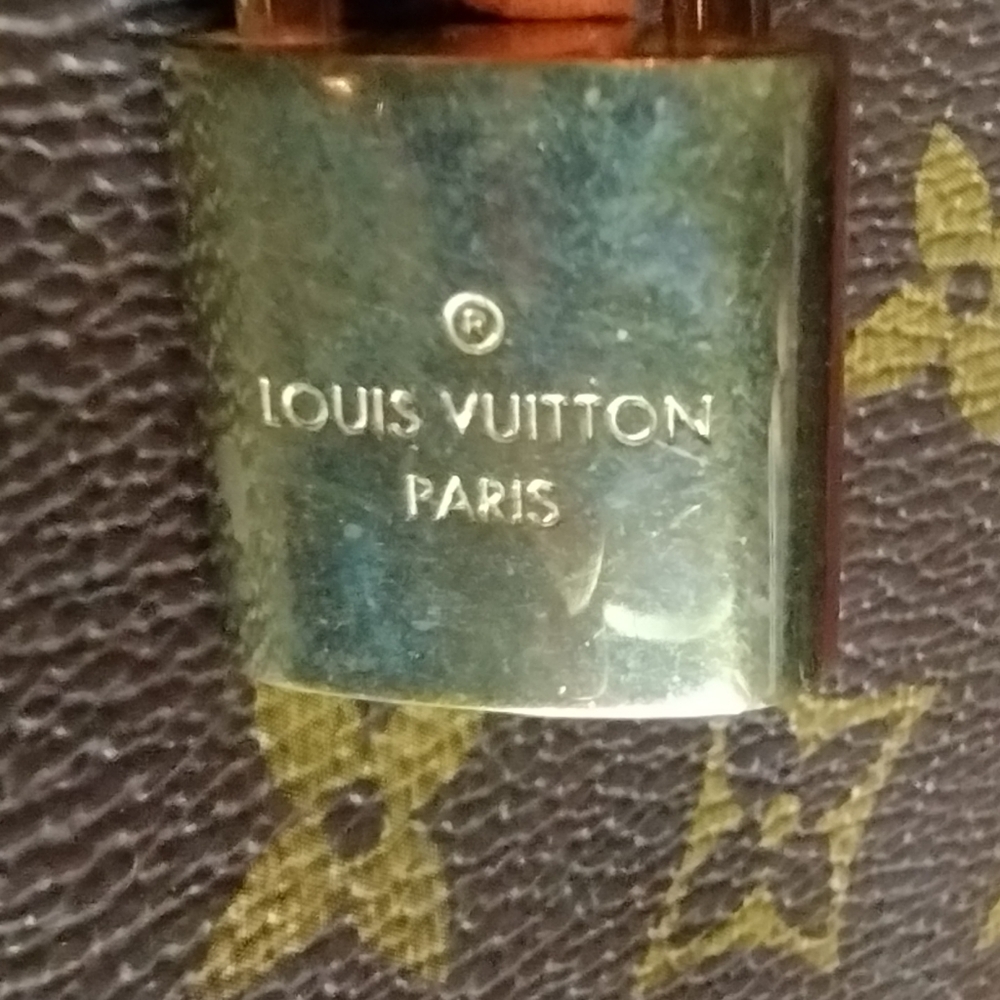 Classic Louis Vuitton Brown and Gold Monogram Speedy 35 Bag - Picture 12 of 14